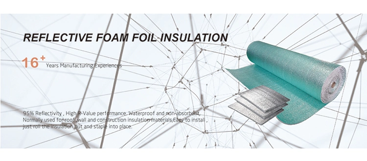 Sound Proof Insulation Alumiunm Foil EPE Foam Thermal Insulation Packaging Foam