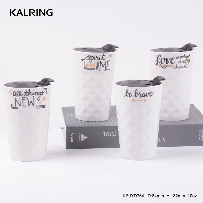 Ceramic Mug Travel Mug Coffee Mug Balck Decal Mug for Wholesale