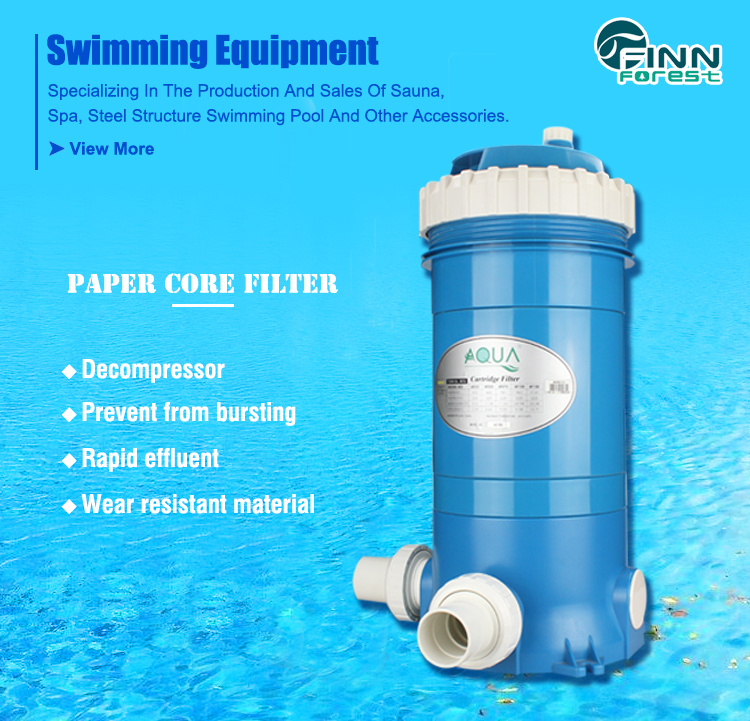 Portable Above Ground Swimming Pool Water Treatment Cartridge Filter