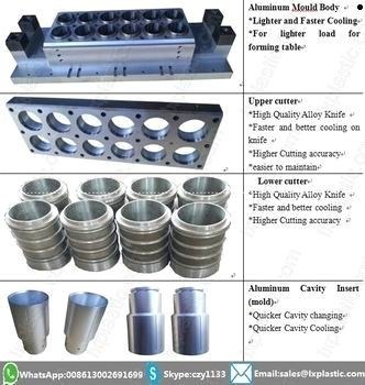 Tilt-Mold Cup Thermo Forming Machines Equipments