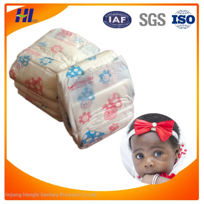 Soft and Dry Clothlike Cute Disposable Baby and Child Diapers