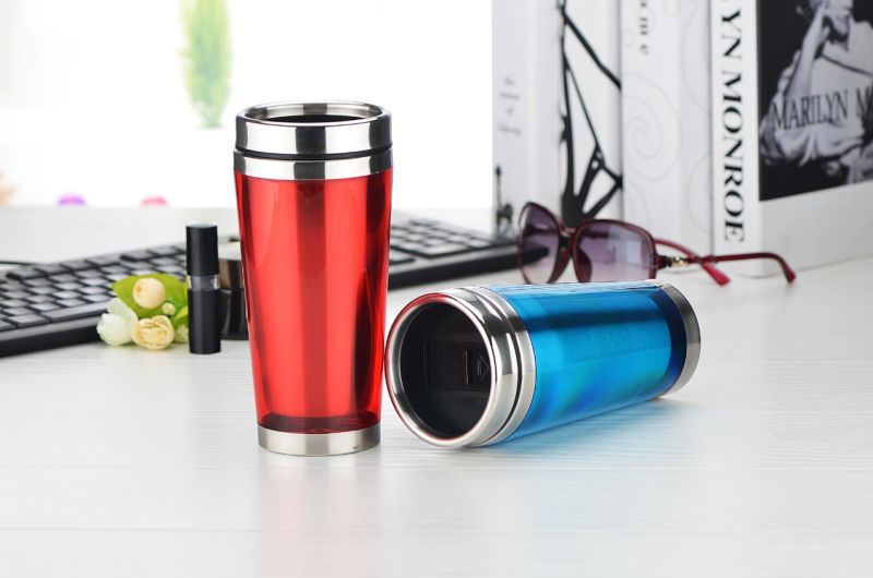 Advertising Gift Mug Stainless Steel Coffee Thermos Plastic Water Cup