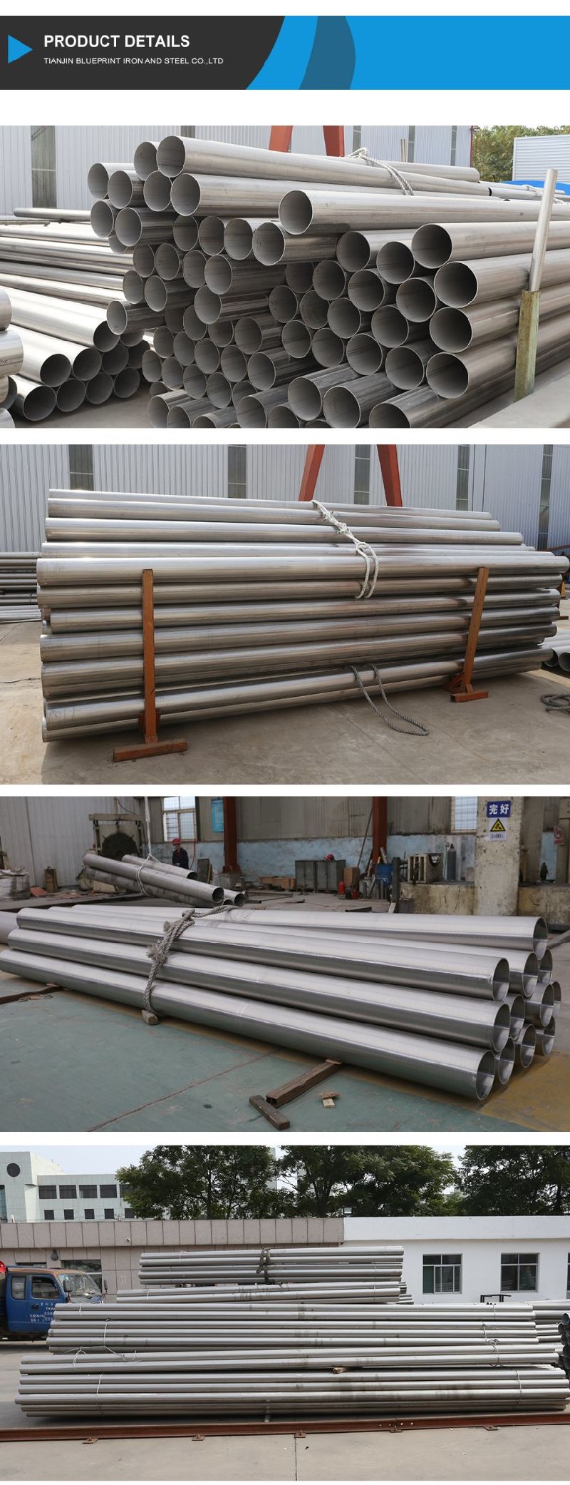 Hot Sale ERW Stainless Steel 304 Tube/Inox 304 Pipe Manufacture