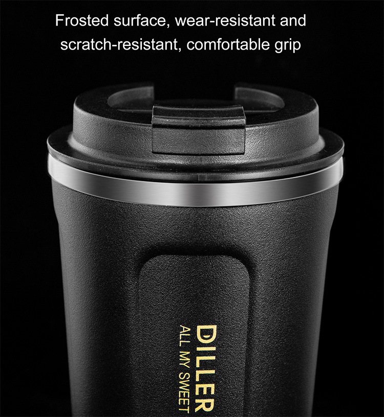450ml Metal Stainless Steel Travel Cup Thermo Coffee Mug