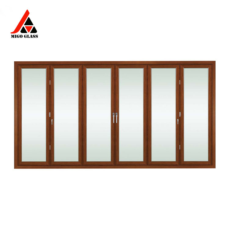 Aluminium Profile Double Insulated Glass Door Used for Home