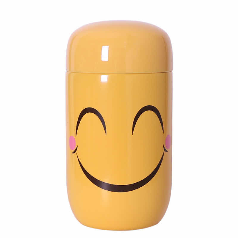 200ml Mini Expression Thermos Cup Cute Cartoon Portable Creative Pocket Cup with Customized Logo