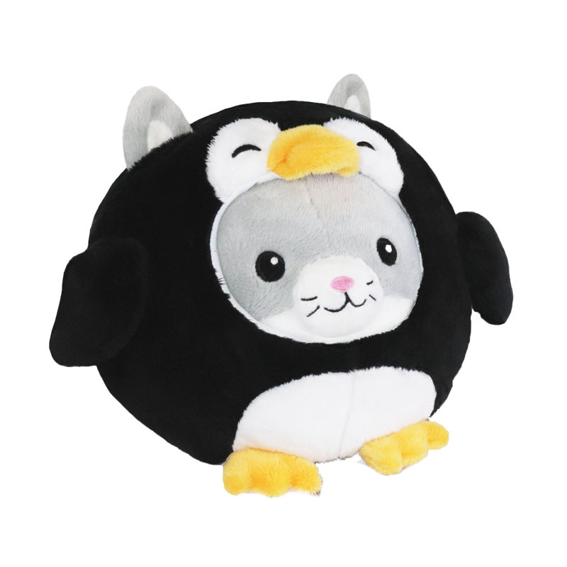 Stuffed Penguin Animal Toy Plush Undercover Kitty in Penguin