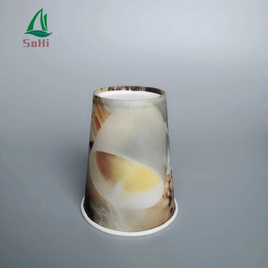 Eco-Friendly Disposable Wholesale Insulated Paper Cups 7oz 8oz 10oz 12oz