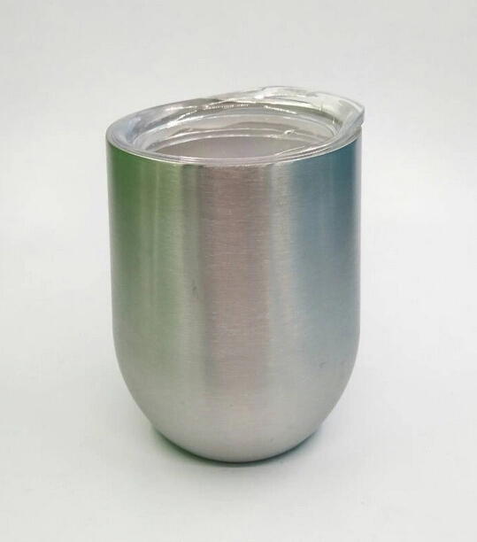 Egg Shape Stainless Steel Vacuum Cup 12oz