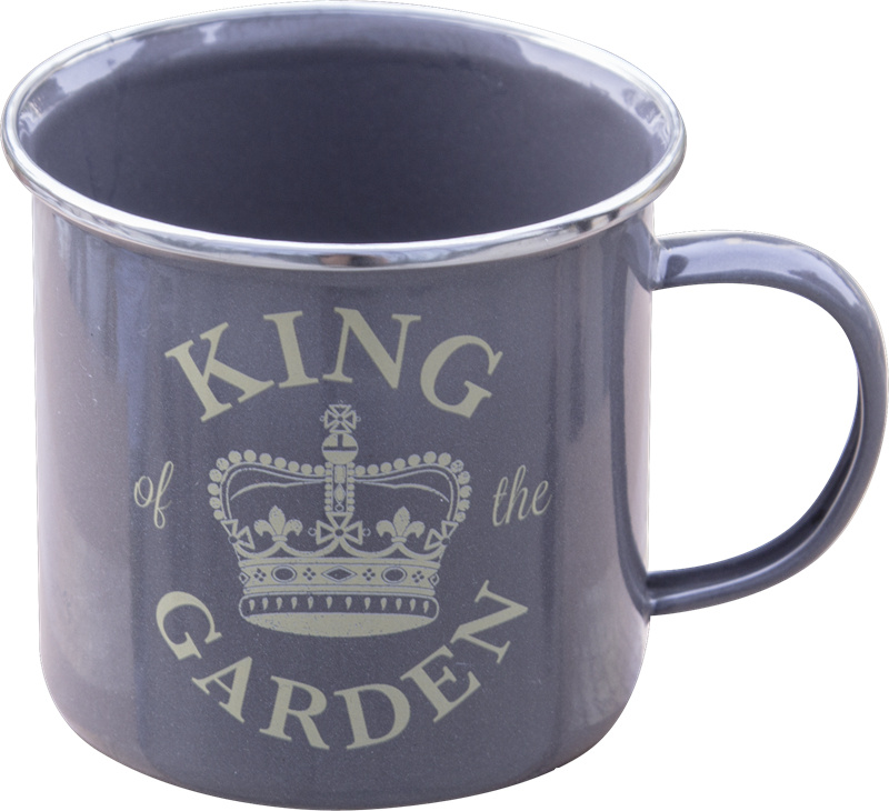 Stainless Rim Enamel Mug Coffee Cup with Customized Logo