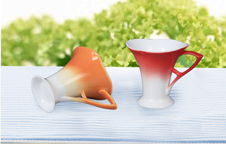 Creative Butterfly Ceramic Coffee Mug Beautiful Tea Cup