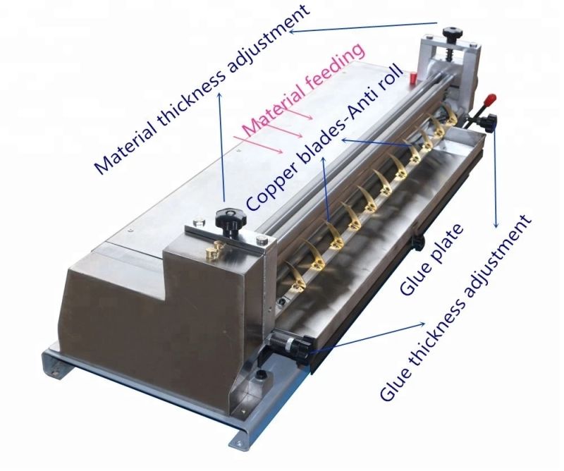 Hot and Cold Paper Board Gluing Pasting Machine