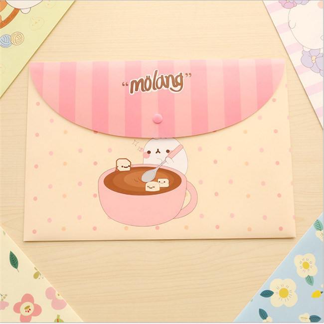 Cute Student Small Fresh Test Paper Bag Creative Office Storage Data Bag File Bag