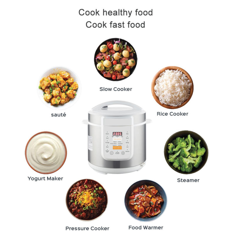 Non Stick Aluminum Instapot Smart Microwave Pressure Cooker