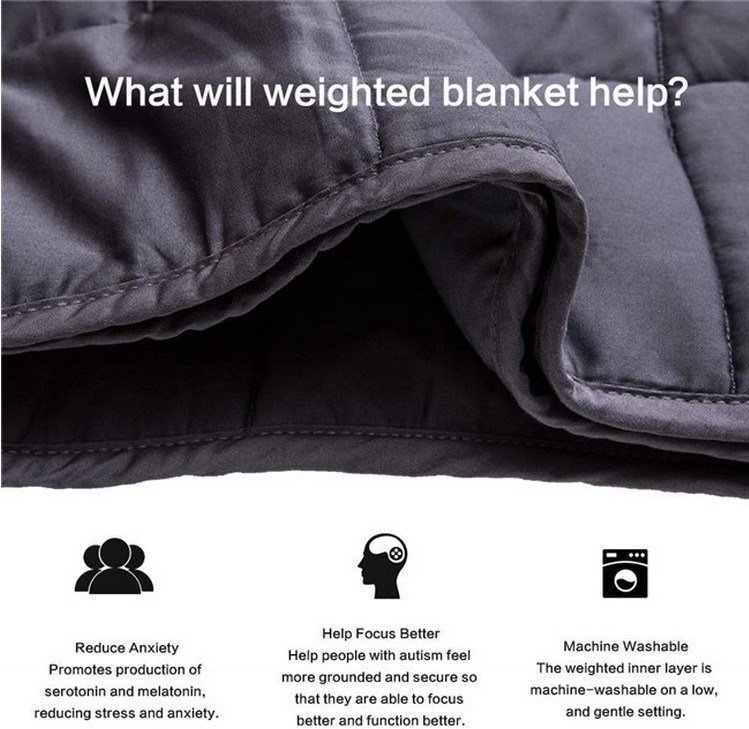 15lbs Autism Heavy Fleece Heavy Mink Weighted Blanket