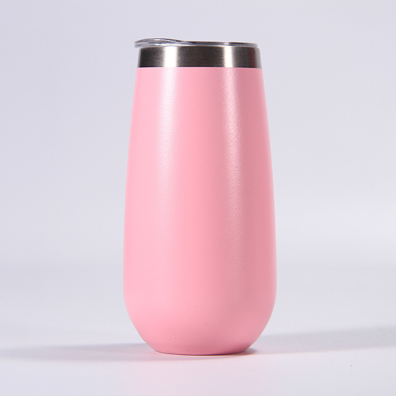 6oz Egg Shape Stainless Steel Double Wall Milk Cup