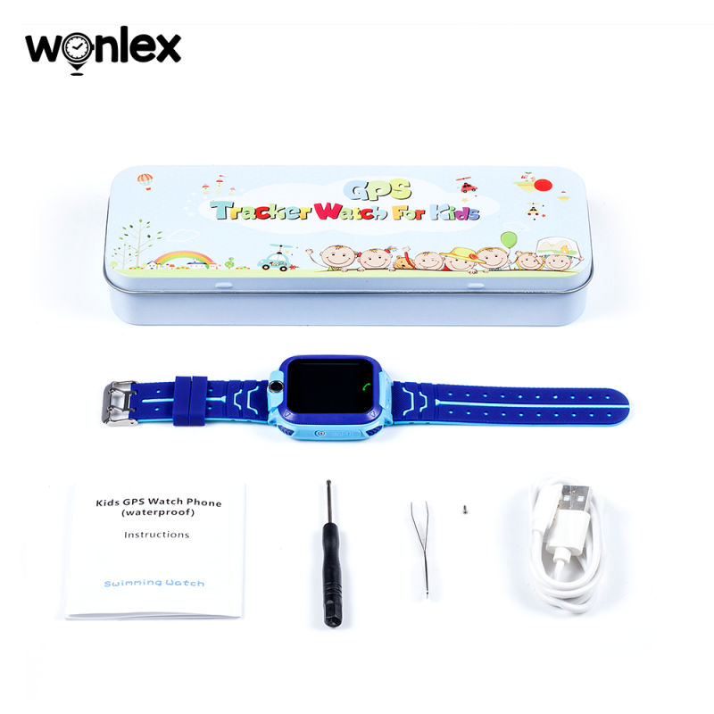 Gw600s Waterproof Cute Waterproof Smart Childern Watch Kids GPS