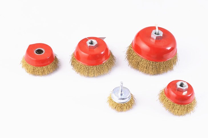 Stainless Steel Crimped Wire Steel Cup Brush