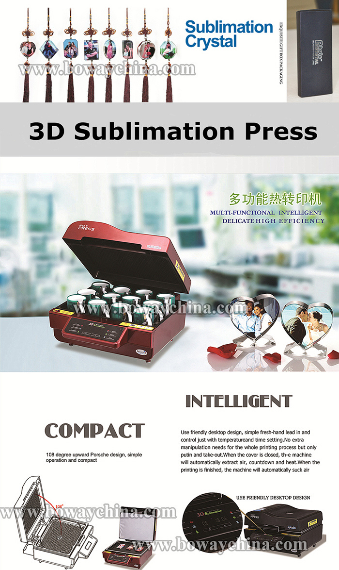 3D Sublimation Vacuum Thermal Printer Machine Custom Enamel Mug Printing in Dubai