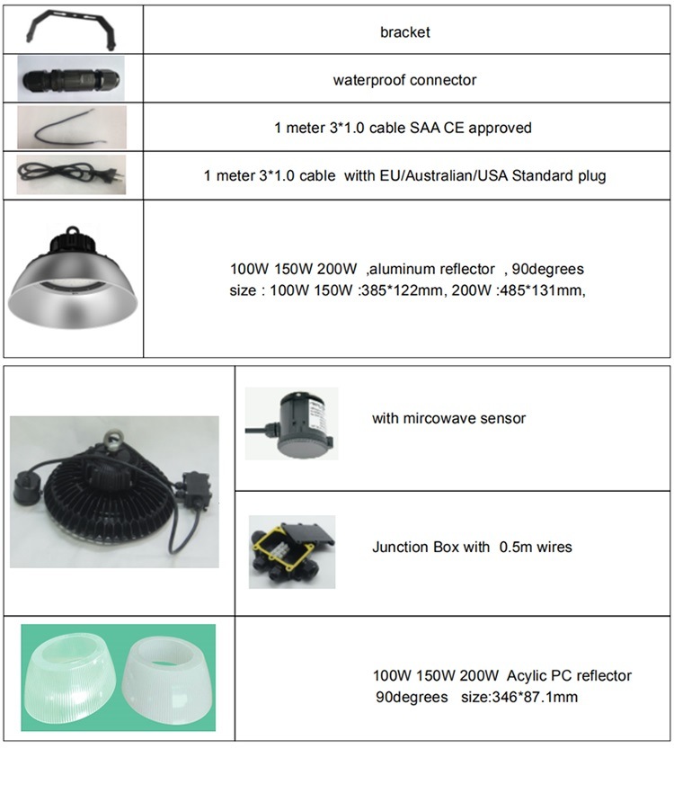 High Quality 100W LED Highbay Light Lowest Price UFO High Bay LED Light