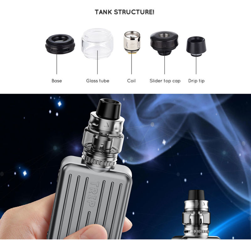 Authentic Vapor Storm Trip 200W Kit Suitcase Style Vape Starter Kit