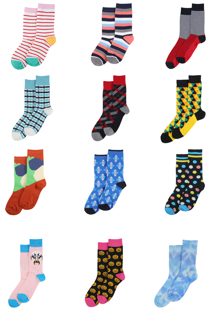 Affordable New Creative Individual Men and Women in Tube Cotton Socks