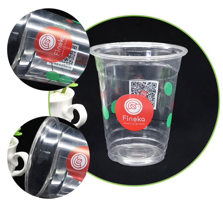 Biodegradable Plastic Cup PLA Drinking Juice Cup Plastic Cup