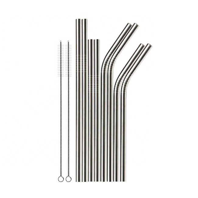 Eco Friendly Stainless Steel Drinking Straws for Tumblers Bulk Colorcocktail Straws