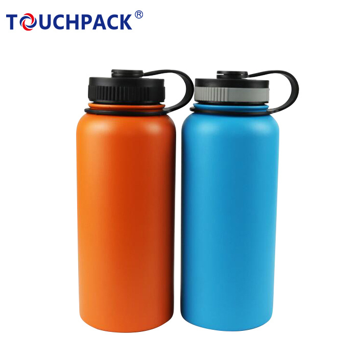 Custom Double Wall Big Mouth Stainless Steel Sport Water Bottle