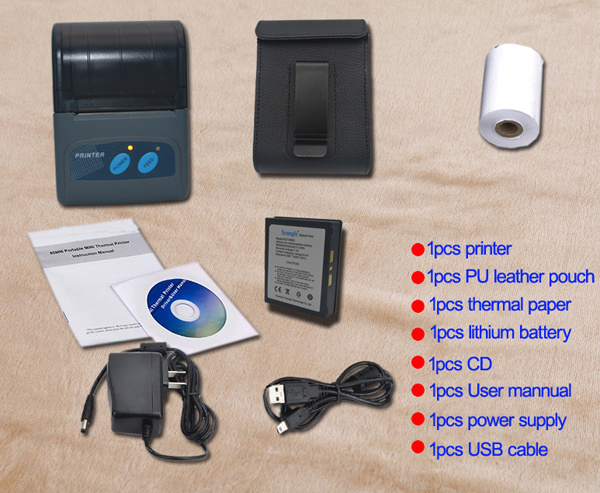 Mini Android Bluetooth Portable Mobile Thermal Receipt POS Printer
