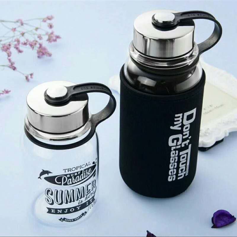 Glass Bottle/Portable Water Glass/Drinking Cup/Glass Beverage Cup