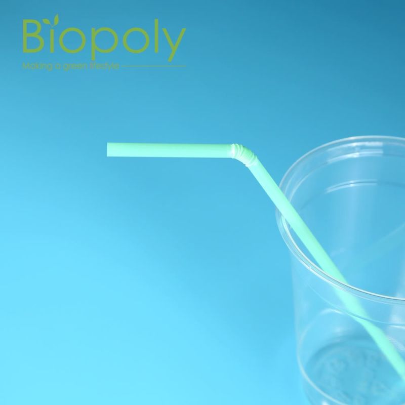 Disposable Biodegradable Heat Resistance PLA Non Plastic Drinking Straw