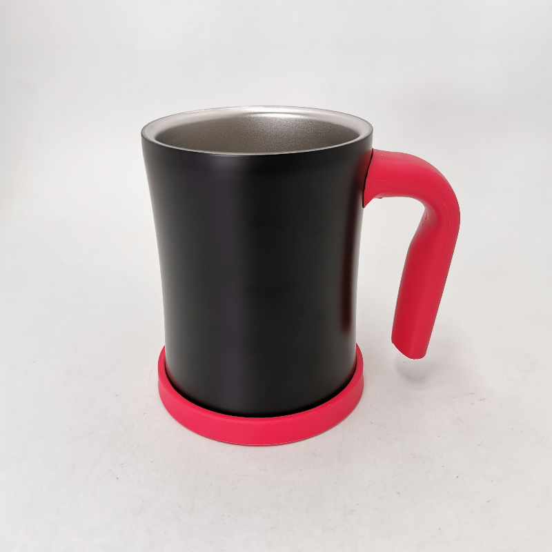 Double Wall Stainless Steel Coffee Mug Cup with Handle