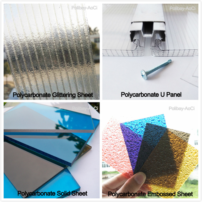 Daylighting and Heat Retaining Polycarbonate (Hollow Sheet for Greenhouse)