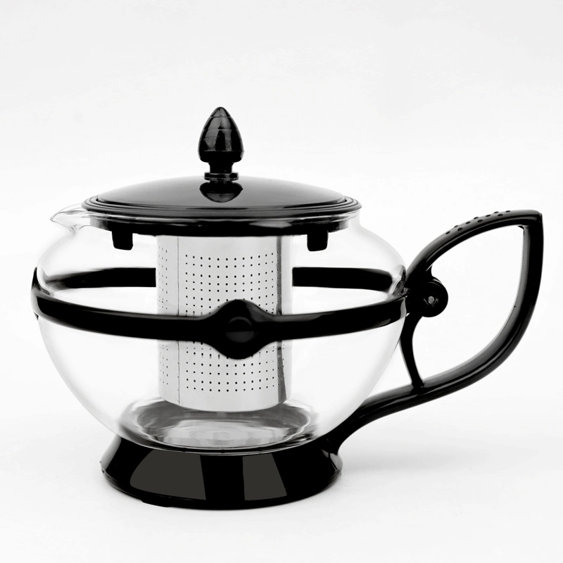 Portable Drinkware Glass Tea Maker Stainless Steel Infuser Tea Pots