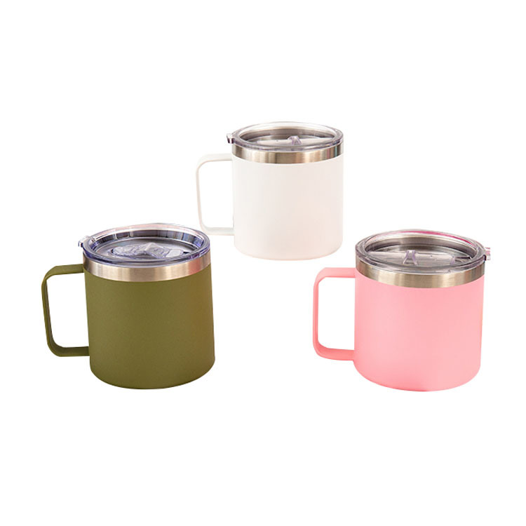 Stainless Steel Thermal Insulated Magnetic Stirring Milk Coffee Mug Cup