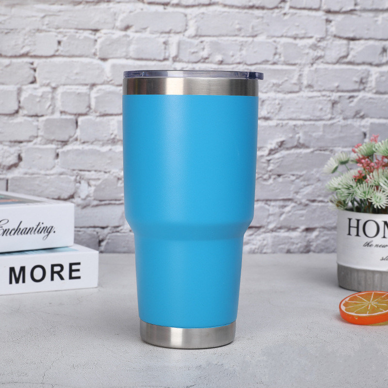 30oz Double Walled Stainless Steel Coffee Tumbler Cup