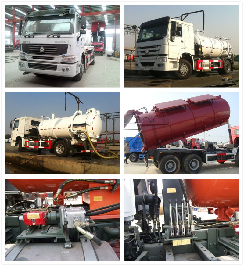 Dongfeng Tianjin 10cbm 12cbm Vacuum Jetting Suction Truck