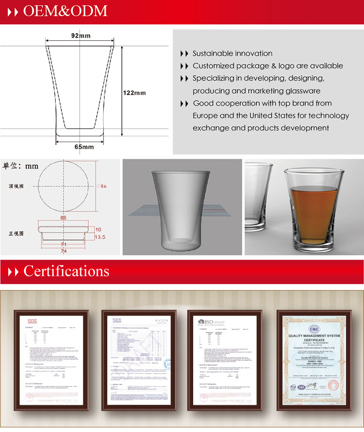 Heat Resistant Decal Borosilicate Glass Mug with Bamboo Lid