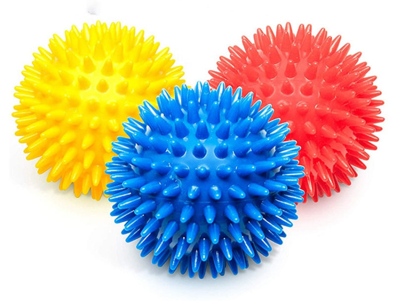 PVC Fitness Spiky Massage Lacrosse Ball for Foot Massage