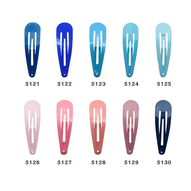 Children's Clip Water Drop Clip Candy Color Small Fresh Hair Trimming Clip Hair Clip