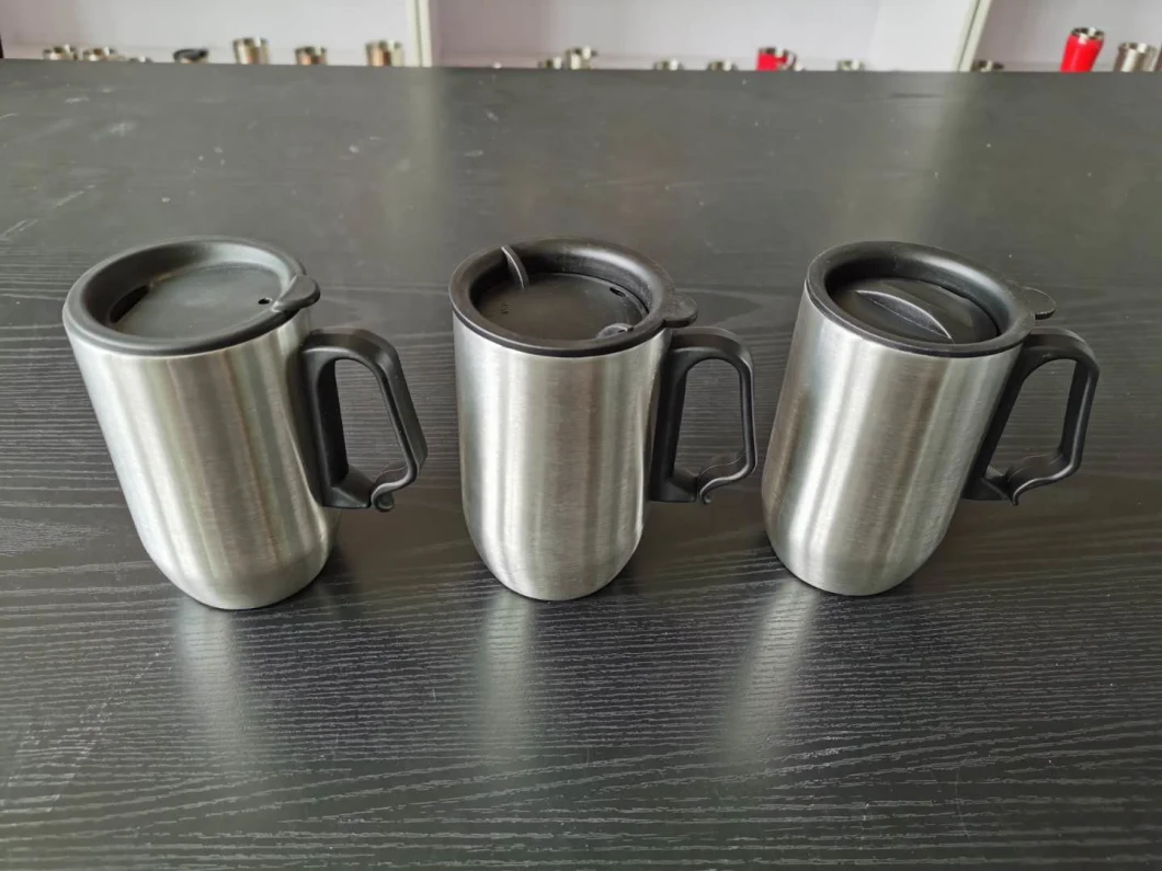 450ml Double Wall Stainless Steel Mug Insulated Coffee Mug Desk Cups