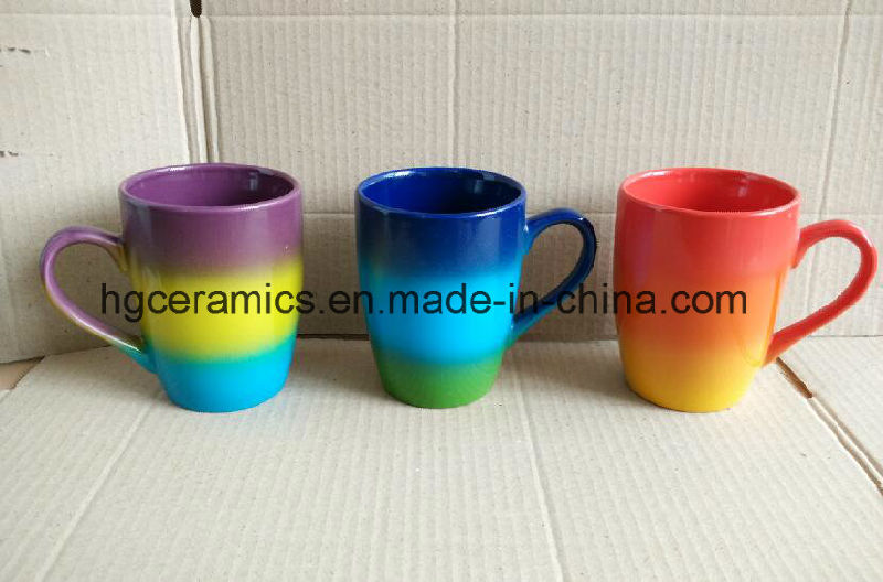 Rainbow Color Mug, Spray Color Mug