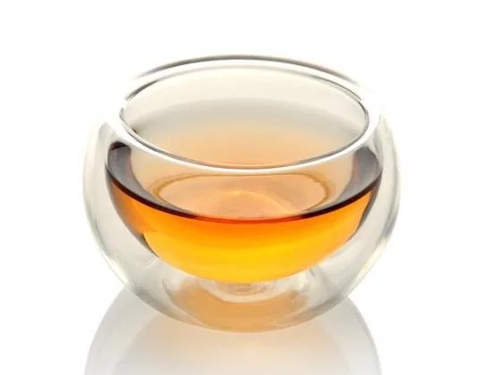 Heart Shaped Double Wall Glass Cup Tea Cup