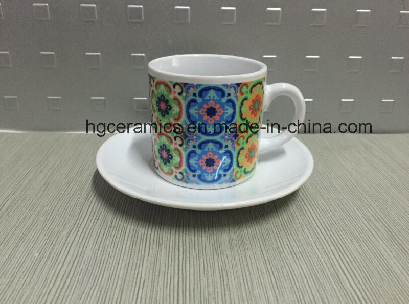 Sublimation Cup& Saucer, 3.5oz Sublimation Mug, Sublimation White Mug, Sublimation Mini Mug