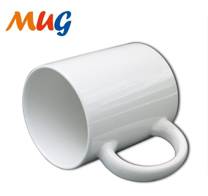 White Ceramic Coated Blank Mug for Sublimation Transfer
