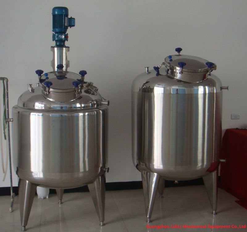 Stainless Steel Insulation Jacketed Double Open Mixing Tank