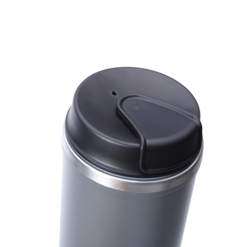 16oz Double Wall Stainless Steel Cup Travel Coffee Suction Mug