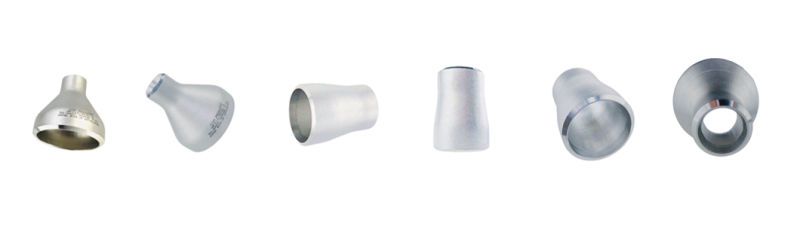 ISO9001 Straight Reducer Silvery Stainless Steel Pipe Fitting