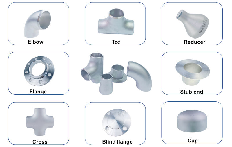 ISO9001 Straight Reducer Silvery Stainless Steel Pipe Fitting